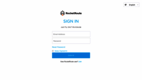 What Fly.rocketroute.com website looked like in 2019 (4 years ago)