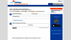 What Fileflyer.com website looked like in 2019 (4 years ago)