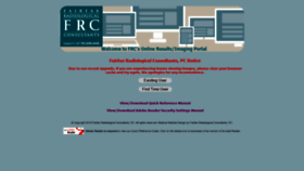 What Frcreports.com website looked like in 2019 (4 years ago)