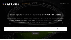 What Fixturecalendar.com website looked like in 2019 (4 years ago)