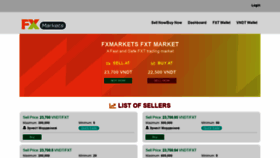 What Fxmarkets.io website looked like in 2019 (4 years ago)