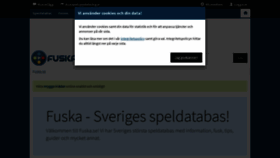 What Fuska.se website looked like in 2019 (4 years ago)