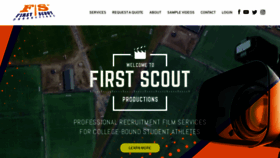 What Firstscout.tv website looked like in 2019 (4 years ago)