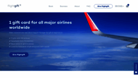 What Flightgift.com website looked like in 2019 (4 years ago)