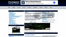What Fordmods.com website looked like in 2019 (4 years ago)