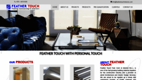 What Feathertouchinteriors.com website looked like in 2019 (4 years ago)