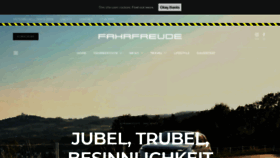 What Fahrfreude.cc website looked like in 2019 (4 years ago)