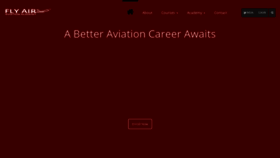 What Flyairaviationacademy.in website looked like in 2019 (4 years ago)