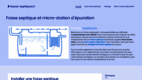 What Fosses-septiques.fr website looked like in 2019 (4 years ago)