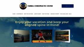 What Farrellchiro.com website looked like in 2019 (4 years ago)