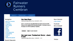 What Fairwater-runners-cwmbran.org.uk website looked like in 2019 (4 years ago)