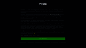 What Feebhax.com website looked like in 2019 (4 years ago)