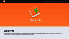 What Flashfinals.co.uk website looked like in 2019 (4 years ago)