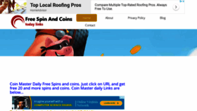 What Freespinandcoins.com website looked like in 2019 (4 years ago)