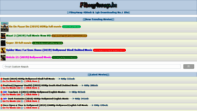 What Filmy4wap.net website looked like in 2019 (6 years ago)