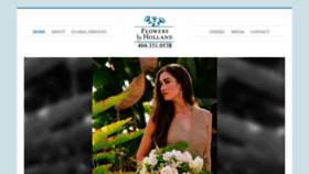 What Flowersbyholland.com website looked like in 2019 (4 years ago)