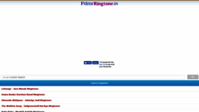 What Fdmrringtone.in website looked like in 2019 (4 years ago)