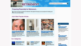What Financingretirement.co.uk website looked like in 2019 (4 years ago)