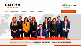What Falconabogados.com website looked like in 2019 (4 years ago)