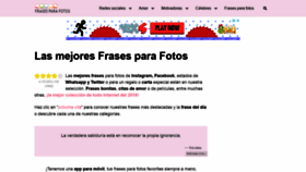 What Frasesparafotos.top website looked like in 2019 (4 years ago)