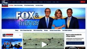 What Foxandfriends.com website looked like in 2019 (4 years ago)