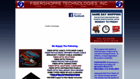 What Fibershoppe.com website looked like in 2019 (4 years ago)