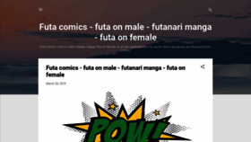 What Futa-comics.blogspot.com website looked like in 2019 (4 years ago)