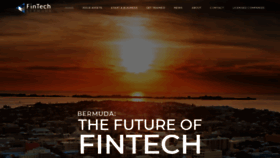 What Fintech.bm website looked like in 2019 (4 years ago)