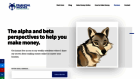 What Financialwolves.com website looked like in 2019 (4 years ago)