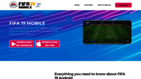 What Fifa19mobile.club website looked like in 2019 (4 years ago)
