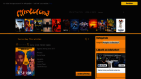 What Filmbolond-onlinefilm.net website looked like in 2019 (4 years ago)