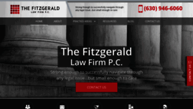 What Fitzgeraldlawpc.com website looked like in 2019 (4 years ago)