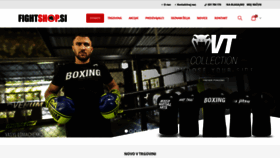 What Fightshop.si website looked like in 2019 (4 years ago)