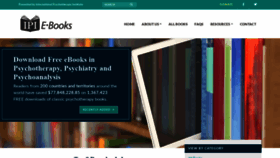 What Freepsychotherapybooks.org website looked like in 2019 (4 years ago)