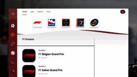 What F1streams100.com website looked like in 2019 (4 years ago)