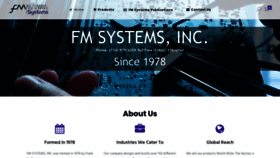 What Fmsystems-inc.com website looked like in 2019 (4 years ago)