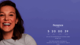 What Florencebymills.com website looked like in 2019 (4 years ago)