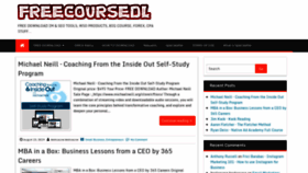 What Freecoursedl.com website looked like in 2019 (4 years ago)