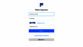 What Foinwalletmigration.com website looked like in 2019 (4 years ago)