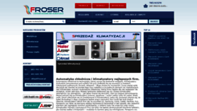 What Froser.pl website looked like in 2019 (4 years ago)
