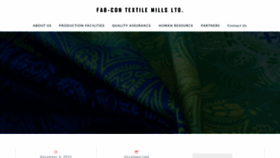 What Fabcontextile.com website looked like in 2019 (4 years ago)