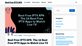 What Freeiptvapk.com website looked like in 2019 (4 years ago)