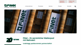 What Finet.de website looked like in 2019 (4 years ago)