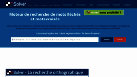 What Fsolver.fr website looked like in 2019 (7 years ago)