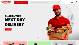 What Foodmazone.com website looked like in 2019 (4 years ago)
