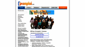 What Femploi.com website looked like in 2019 (4 years ago)