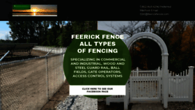 What Feerickfence.com website looked like in 2019 (4 years ago)