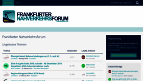 What Frankfurter-nahverkehrsforum.de website looked like in 2019 (4 years ago)