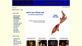 What Folksong.org.nz website looked like in 2019 (4 years ago)