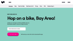 What Fordgobike.com website looked like in 2019 (4 years ago)